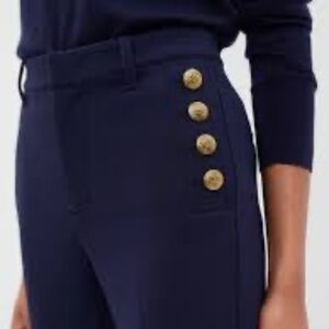 ISO GAP Baby Boot Sailor Gold Button Pants Trousers Navy Sz 10